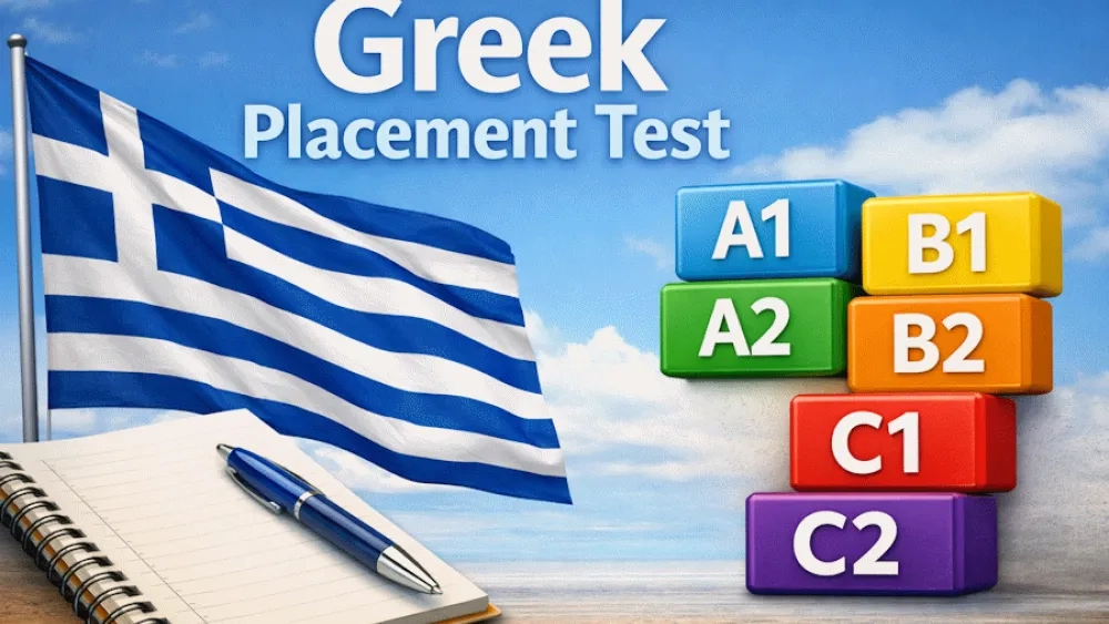 Free Greek Placement Test – Find Your Greek Language Level Online
